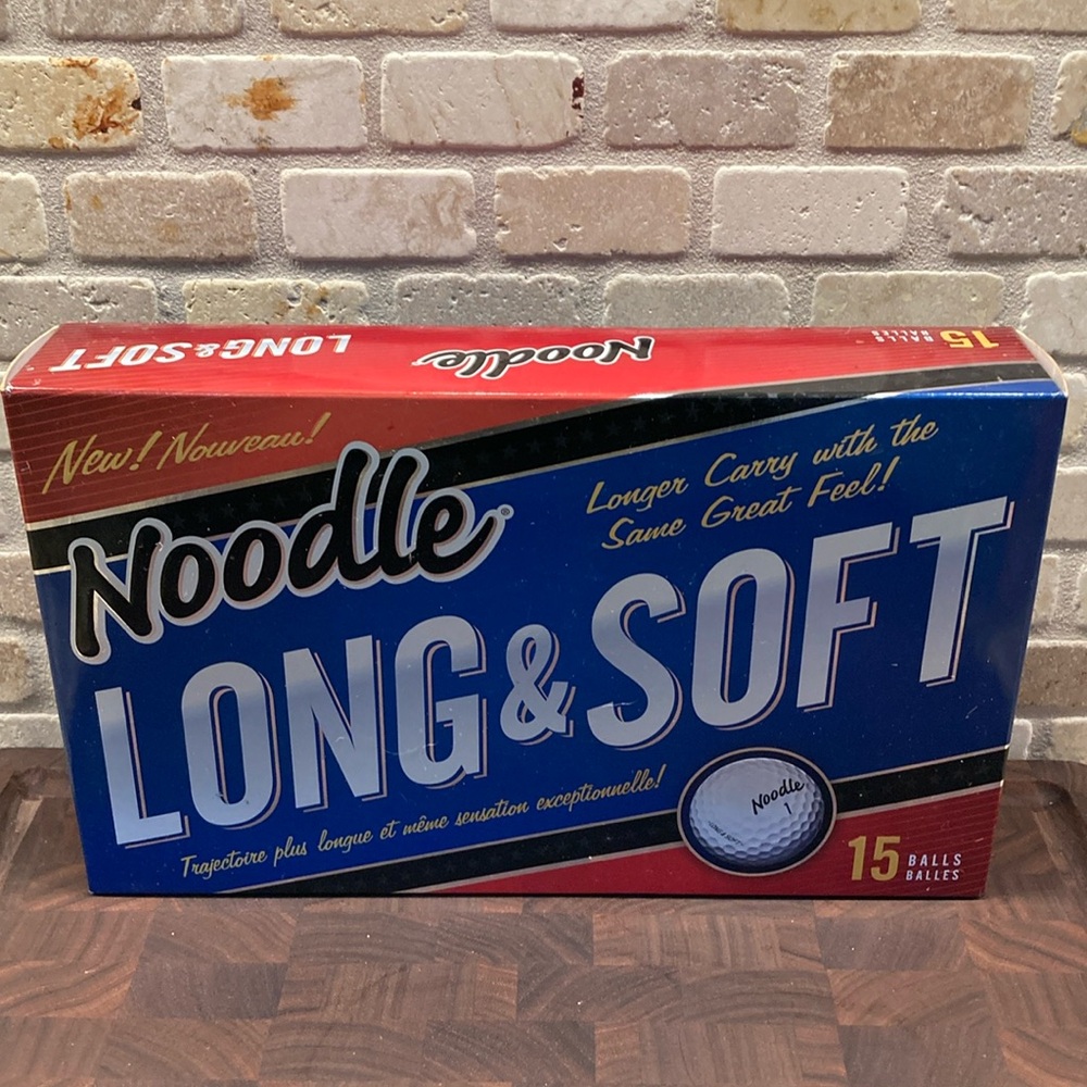 Noodle Long & Soft 15 Pack Golf Balls Unopened Box